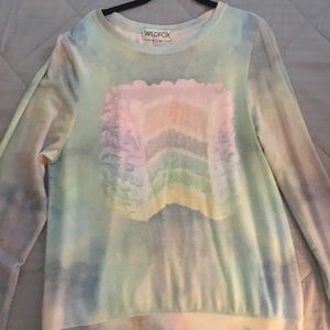 Wildfox Tie Dye Cake Sweatshirt/Sweatshirt Medium